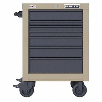 PROTO Rolling Tool Cabinet Gray Heavy Duty, 60FF81