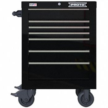 PROTO Rolling Tool Cabinet Black Heavy Duty, 60FF82