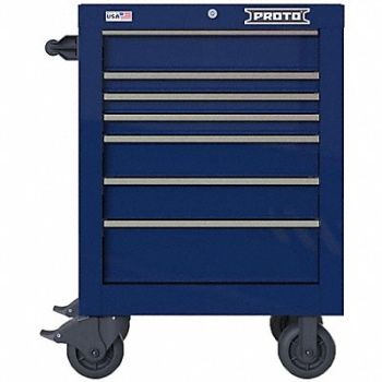 PROTO Rolling Tool Cabinet Blue Heavy Duty, 60FF83