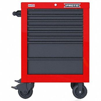 PROTO Rolling Tool Cabinet Red Heavy Duty, 60FF85
