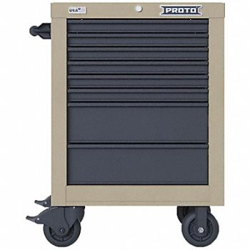 PROTO Rolling Tool Cabinet Tan Heavy Duty, 60FF86