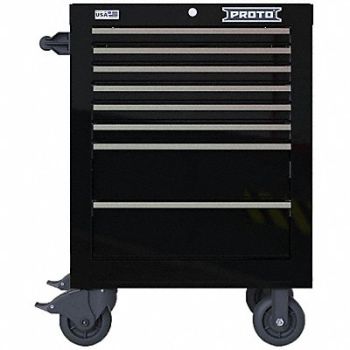 PROTO Rolling Tool Cabinet Black Heavy Duty, 60FF87