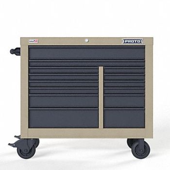 PROTO Rolling Tool Cabinet Gray Heavy Duty, 60FF96