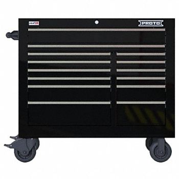 PROTO Rolling Tool Cabinet Black Heavy Duty, 60FF97