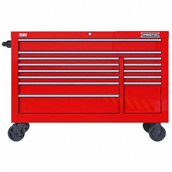PROTO Rolling Tool Cabinet Red Heavy Duty, 60FG10
