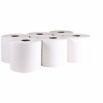 TOUGH GUY Paper Towel Roll Center Pull White PK6, 60FG14