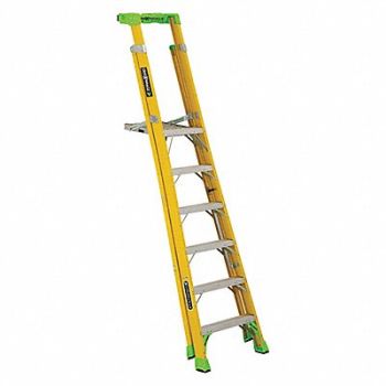 LOUISVILLE Platform Stepladder 9 ft 3 H, 60FV35