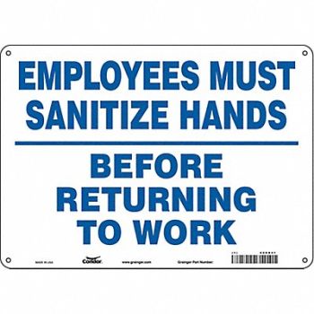CONDOR Safety Sign, 60GK61