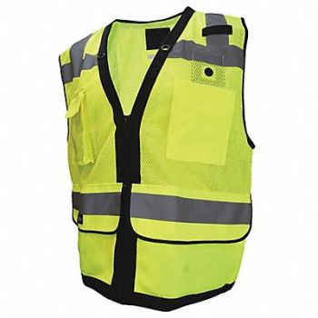 RADIANS Safety Tether Vest Heavy Duty Green XL, 60GV24
