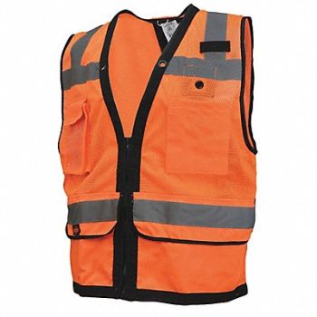 RADIANS Safety Tether Vest Heavy Duty Orange XL, 60GV32