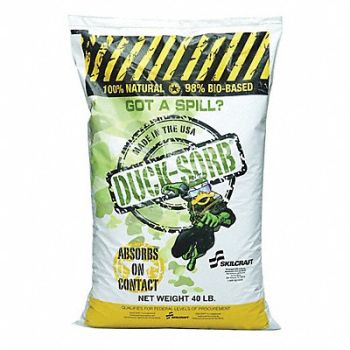 ABILITY ONE Loose Absorbent 40 lb Cellulose White, 60GV45
