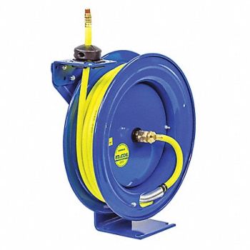 COXREELS Spring Return Hose Reel 1/2 MNPT 50 ft, 60GW25