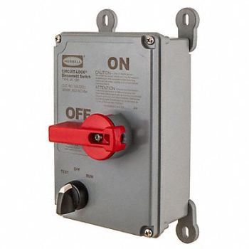 HUBBELL Disconnect Switch Non-Fusible 30A PBT, 60HJ46