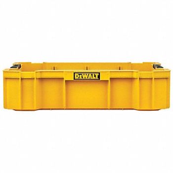 DEWALT Yellow Tool Tray Plastic, 60HJ73