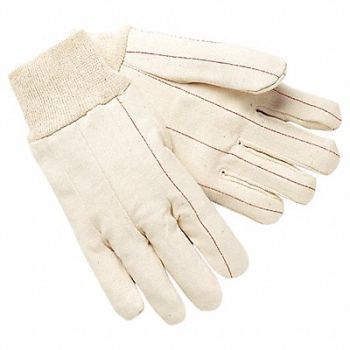 MCR SAFETY Knit Gloves M knit Cuff Beige PK12, 60HP52