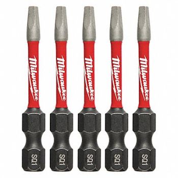 MILWAUKEE SQ1 Driver Bits, 60HU42