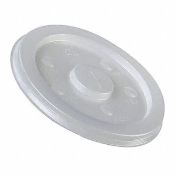 SKILCRAFT Disp Cold Cup Lid 12oz-21oz Clear PK1000, 60HV32