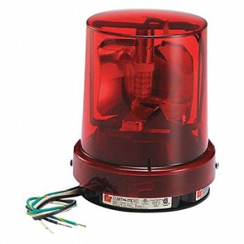 VITALITE Warning Light Red LED 5-1/8 D 6-1/4 H, 60HW89