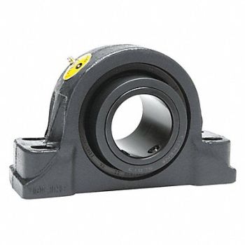 MOLINE BEARING Pillow Block Brg 4 15/16in Bore Cst Iron, 60JT25