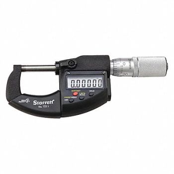 STARRETT Digital Outside Micrometers, 60KC79