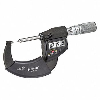 STARRETT Digital Screw Comparator Micrometer, 60KC56