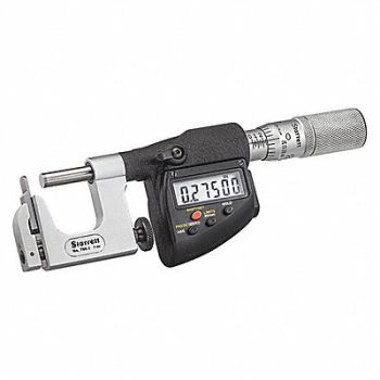 STARRETT Digital Multi-Anvil Micrometer, 60KC77