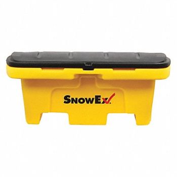 SNOWEX Salt Box Yellow Solid HDPE, 60KD69