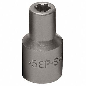 SK PROFESSIONAL TOOLS Socket 1/4 in Drive 6-Point Shape, 60KD74