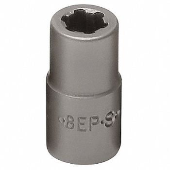 SK PROFESSIONAL TOOLS Socket 1/4 in Drive 6-Point Shape, 60KD77
