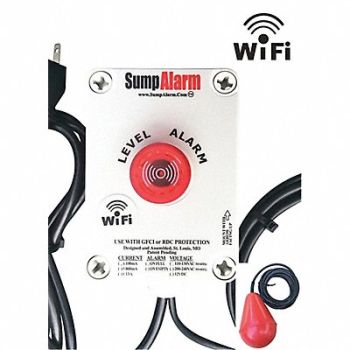 SUMP ALARM High Water Alarm Heavy Float 100ft, 60KR62