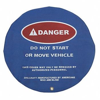 SKILCRAFT Lockout Steering Wheel Cover 16 dia., 60KT06