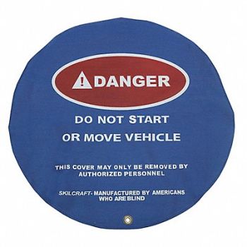 SKILCRAFT Lockout Steering Wheel Cover 20 dia., 60KT07