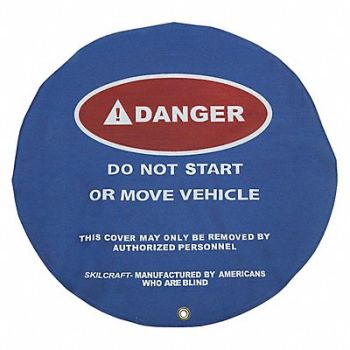 SKILCRAFT Lockout Steering Wheel Cover 24 dia., 60KT08