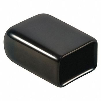 CAPLUGS Vinyl Rect Cap - Flat End PK3000, 60LP10