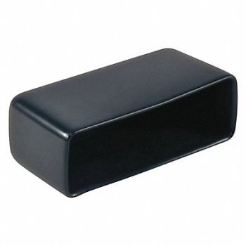 CAPLUGS Vinyl Rect Cap - Flat End PK250, 60LN89