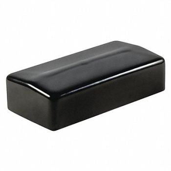 CAPLUGS Vinyl Rect Cap - Flat End PK500, 60LP43