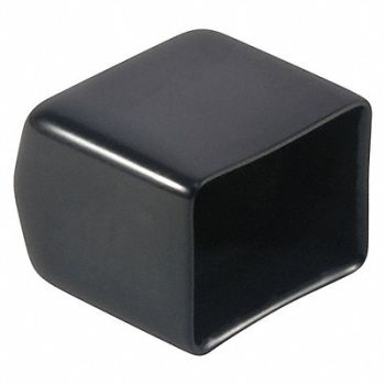 CAPLUGS Vinyl Rect Cap - Flat End PK1000, 60LP38