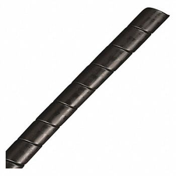 CAPLUGS Spiral Wrap Black 495 ft, 60MJ91
