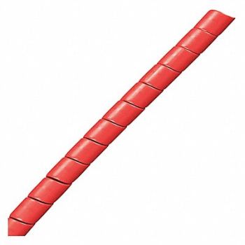 CAPLUGS Spiral Wrap Red 66 ft, 60MJ89