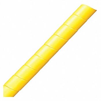 CAPLUGS Spiral Wrap Yellow 66 ft, 60MJ90