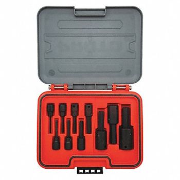 PROTO Hex Bit Set 3/8 1/2 Drive 10 pcs. SAE, 60MK87