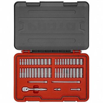 PROTO Socket Set 1/4 Drive 47 pcs. Metric/SAE, 60MK94
