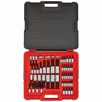 PROTO Hex Bit Set 1/4 3/8 1/2 Drive 54 pcs., 60MK96