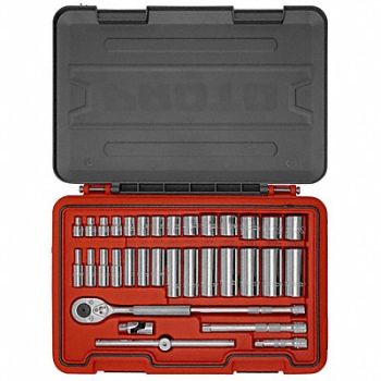 PROTO Socket Set 3/8 Drive 34 pcs. SAE, 60ML04