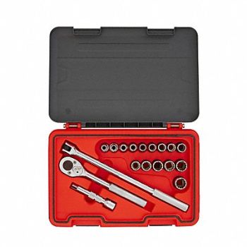 PROTO Socket Set 1/2 Drive 18pcs. Metric 12pt, 60ML11