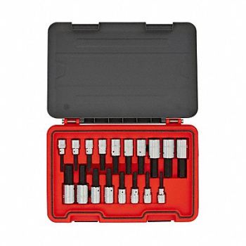 PROTO Hex Bit Set 1/2 Drive 18pcs. SAE/Metric, 60ML12