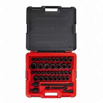 PROTO Socket Set 1/2 Drive 44 pcs. SAE/Metric, 60ML25