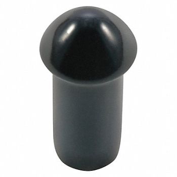 CAPLUGS Vinyl Cap with Flange PK5000, 60ND81