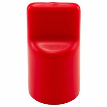CAPLUGS Vinyl Flat Pull-Tab Cap PK100, 60NG03
