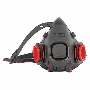 HONEYWELL NORTH Half Mask Respirator Black L Mask Size, 60NJ23